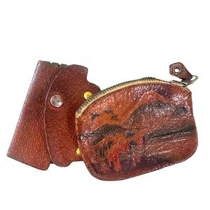 Vintage Leather Coin Pouch & key holder/tool holder